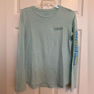 Vineyard Vines women’s long sleeve tissue tee t-shirt XS Palm